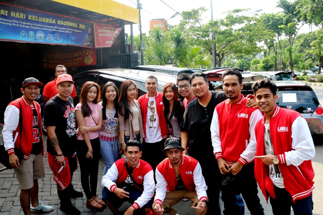 Yoga Hidayat saat di Final LIMA Basketball Final Surabaya bersama Stweetball