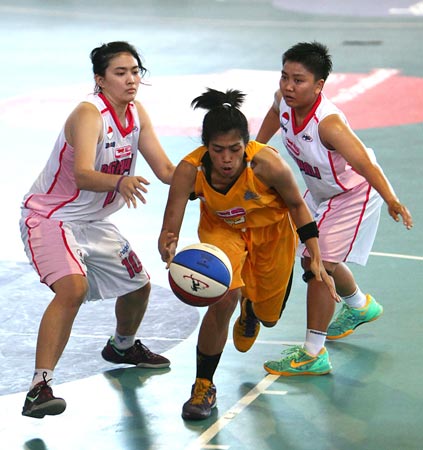 Marina pemain Tangguh dari club Tomang Sakti MightyBees jakarta