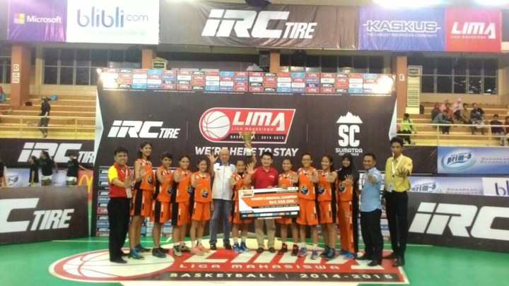 LIMA Basketball IRC Tire Sumatera Conference_Teknokrat Putri