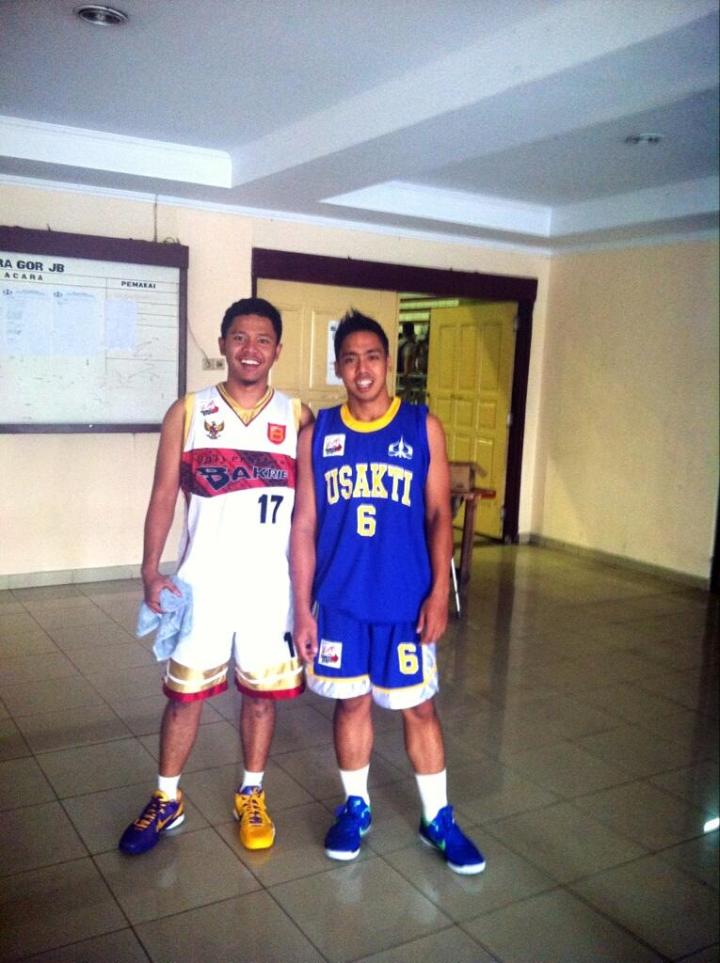 Viki Dwi Laksono sebelum pertandingan