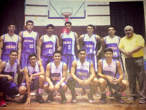 Muhammad Faldhy bersama team Basket Pimnad