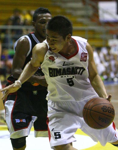 Aksi Gunawan Sudrajat saat bermain di NBL Indonesia