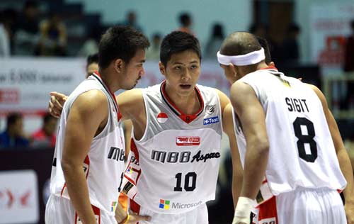 Aksi Rizky saat dilapangan