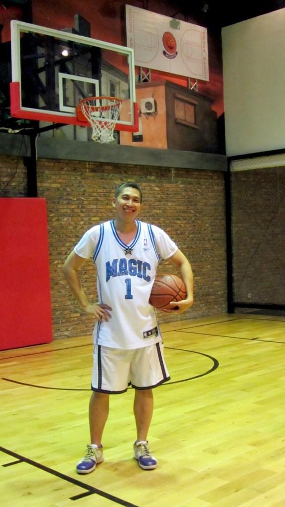 Aldrin Siagian di court basket